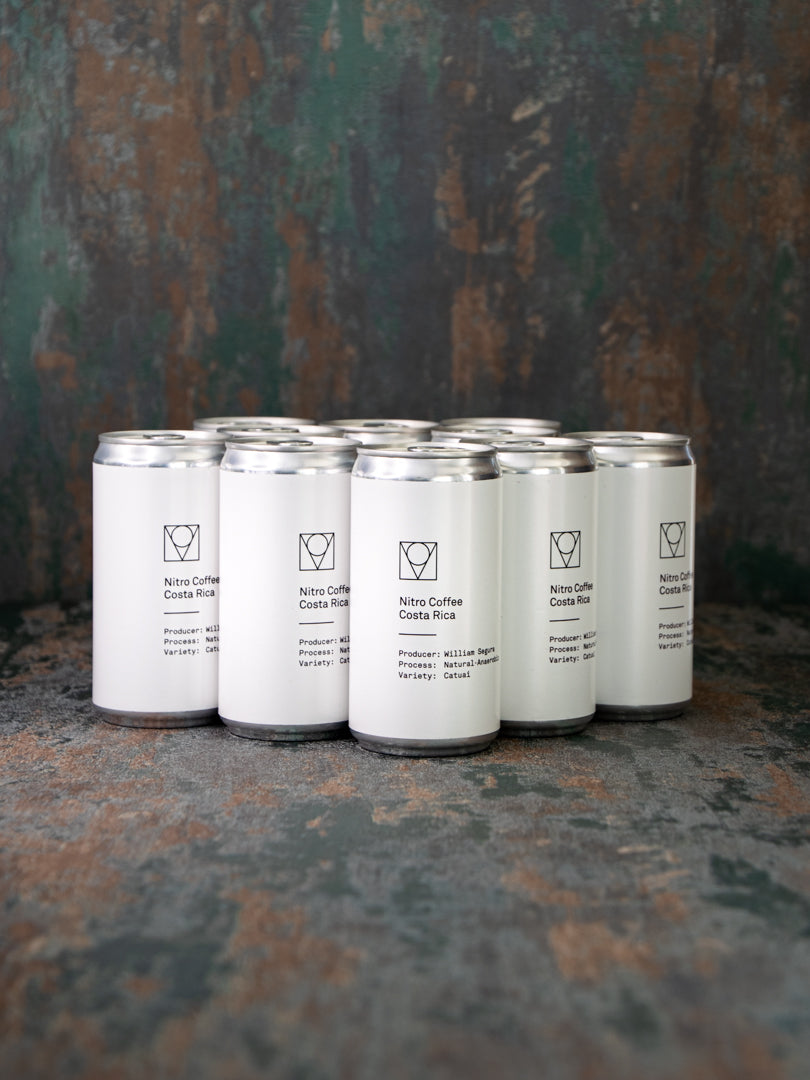 MOK coffee Belgium - Nitro Coffee - Costa Rica - Anaerobic Fermentation - Single Serve - Curious Buds Specialty Coffee